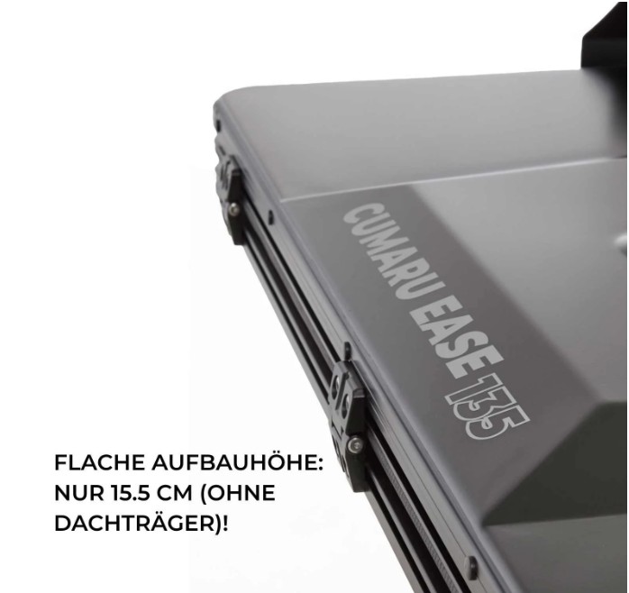 Hartschalen-Dachzelt CUMARU EASE 135 goldbraun – Bild 5