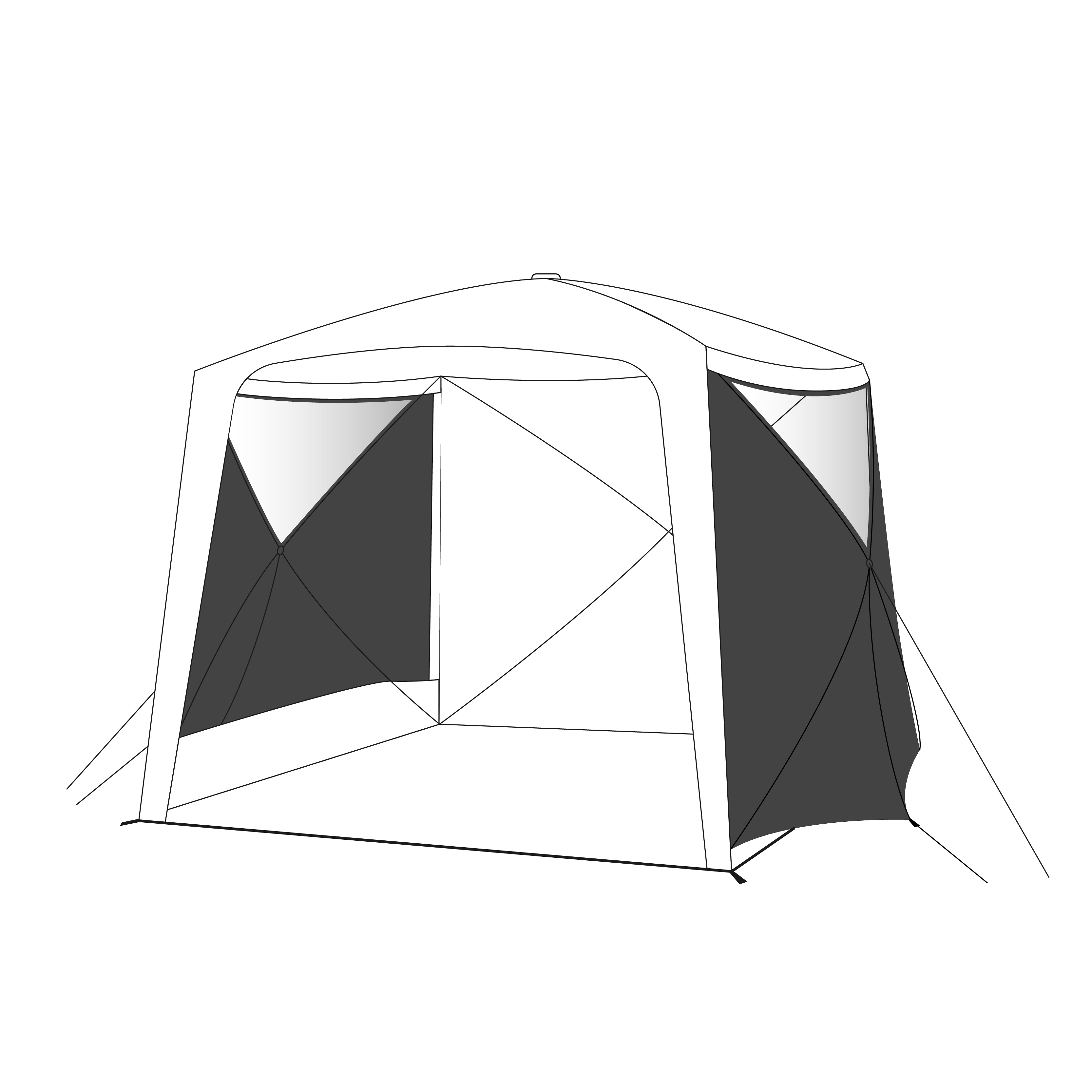 Quick Hub Sidewalls Set - Square